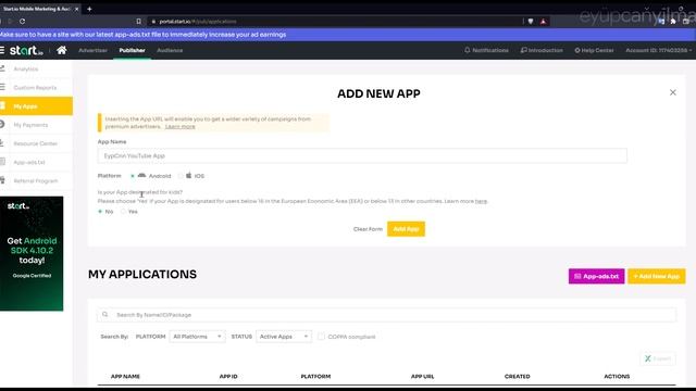 Android Studio - Start.io MRec Ad (StartApp) смотреть онлайн