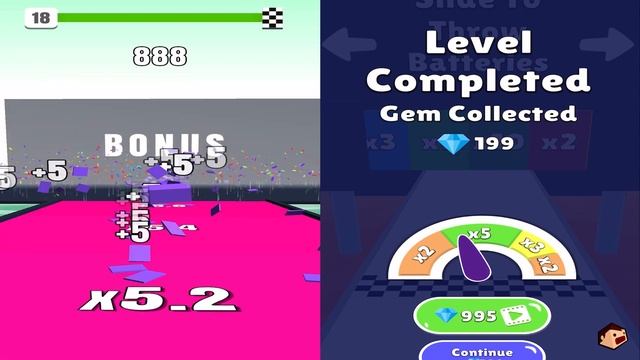 Stack Colors | Battery Run - All Level Gameplay Android,iOS - MEGA NEW APK UPDATE смотреть онлайн