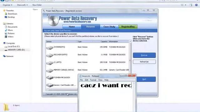 how to use power data recovery смотреть онлайн