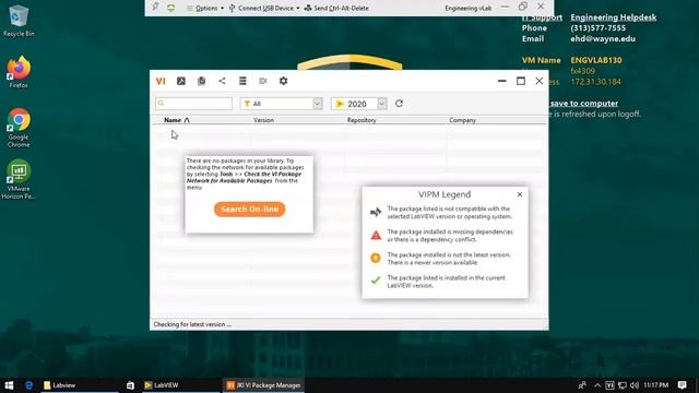 Lab 6 Part 2: VI Package manager installation смотреть онлайн