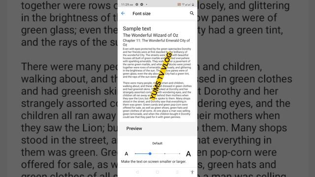HOW TO CHANGE FONT SIZE ON ANY ANDROID BY YUMS TV VLOG смотреть онлайн