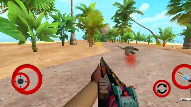 Dinosaur Hunter survival games - Dino_ bloody_ island Jurassic park #9 смотреть онлайн