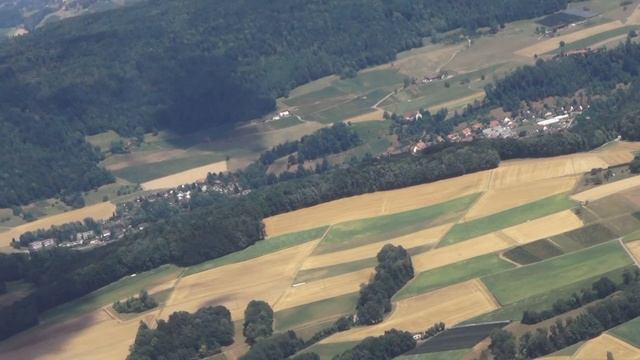 Полет над Швейцарией и Альпами. Взлёт из Цюриха. смотреть онлайн