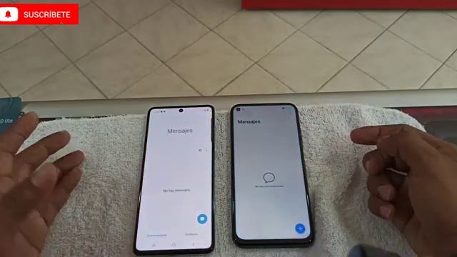 Samsung a71 vs Huawei p40 Lite | test de velocidad | смотреть онлайн
