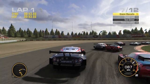 Race Driver GRID - Natural Pop Graphics Mod 2.0 - Nürburgring смотреть онлайн