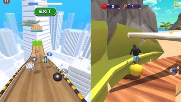 Going Balls, Sky Rolling Ball 3D, Rolling Ball Master Android iOS Satisfying Mobile Games