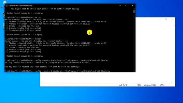 fix flutter doctor shows android studio missing or not found or not installed @hsktube смотреть онлайн