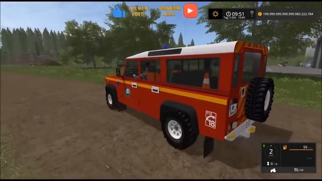 Mod Vorstellung Farming Simulator Ls17:VLHR LAND ROVER DEFENDER V 1 смотреть онлайн