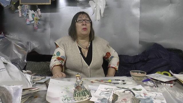 В мастерской художника Александры Камышовой смотреть онлайн