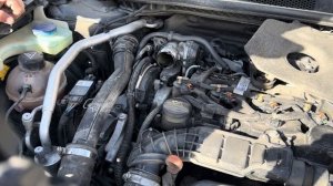 Чистка дроссельной заслонки Peugeot 508