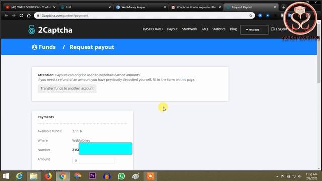 Payment Proof of 2 captcha.com | withdraw money from captcha website | घर बैठे कमाये ₹1000 смотреть онлайн