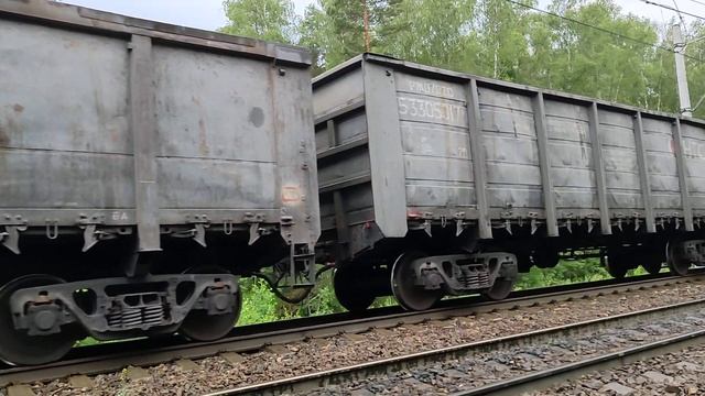 Рёв Электровозов ВЛ10У-504/434 с грузовым поездом смотреть онлайн