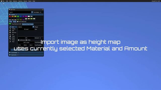 Avoyd Voxel Editor - Large Procedural world, Sphere cut/copy/paste and Image Import смотреть онлайн