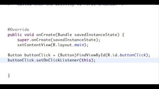 Android Development-Button/OnClickListener Tutorial смотреть онлайн