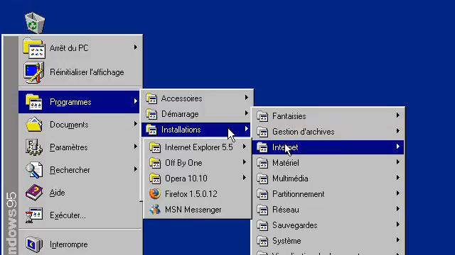 Windows 95 OSR2.0 Live-CD français (28/10/2010) - Présentation rapide смотреть онлайн