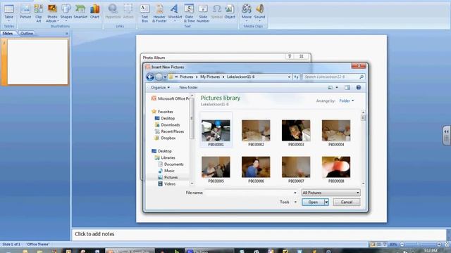 How to Create a Photo Album in PowerPoint 2007 смотреть онлайн