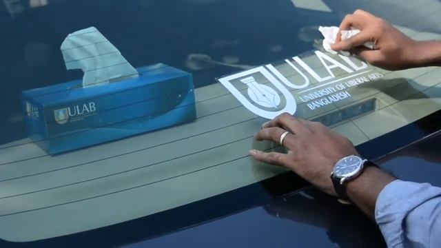 How to paste ULAB sticker on your car смотреть онлайн