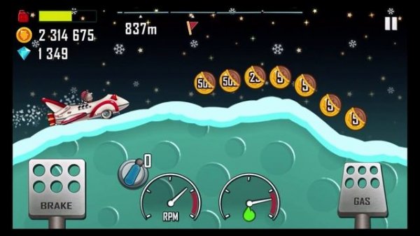 Hill Climb Racing - Part 7 - The Rocket - Gameplay Walkthrough Video (iOS Android)