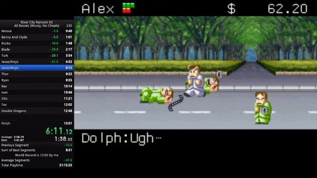 River City Ransom EX GBA Speed Run Wussy All Bosses 11:39 (Current World Record) смотреть онлайн
