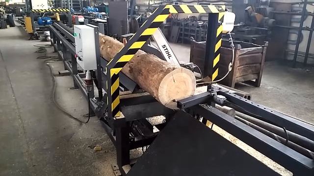 Автоматическая торцовка цепная пневматическая производства ПО "Диаком" смотреть онлайн