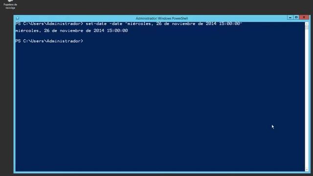 Windows Server 2012 - Configurar fecha y hora desde PowerShell смотреть онлайн