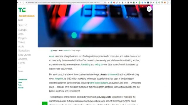 Avast (AVG) Anti Virus Sold User Data From Free Anti Virus - What To Do Now? смотреть онлайн