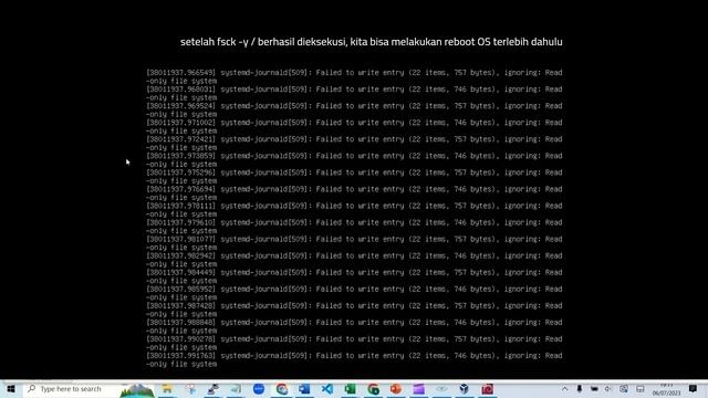 troubleshoot Failed to write entry (read-only file system) state on ubuntu server смотреть онлайн