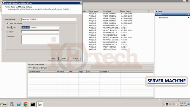 Adding printer to Print Management смотреть онлайн