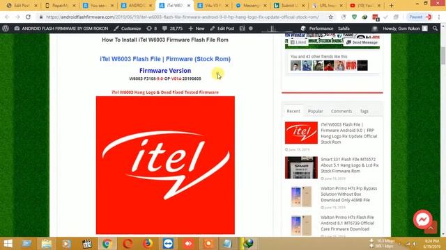 How To Install iTel W6003 Firmware Stock Rom Flash File Download смотреть онлайн
