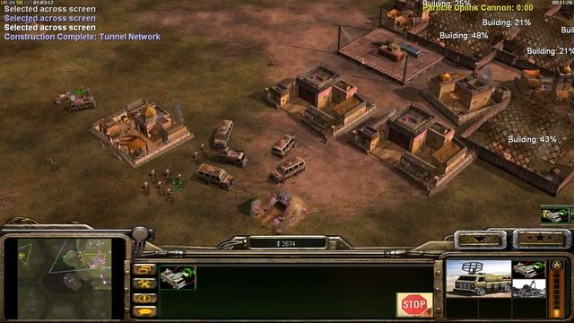Defcon FFA - Stealth General - Pro Rules C&C Generals Zero Hour смотреть онлайн