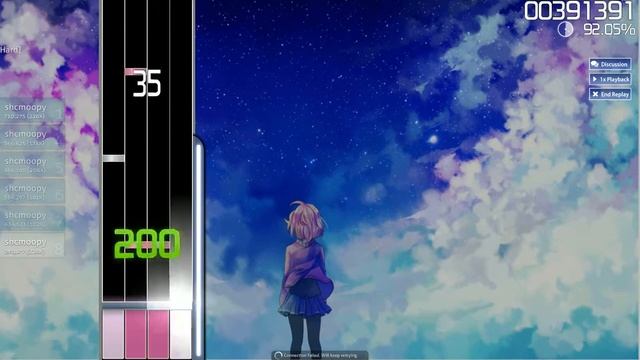 Osu: kyoukai no kanata (Osu Mania 4k) смотреть онлайн