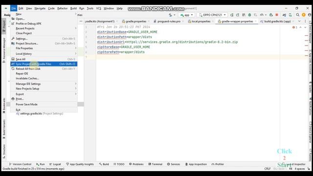 Android Studio Duplicate property key error in gradle-wrapper.properties смотреть онлайн