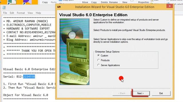 How to Install Visual Basic 6.0 Easy Process смотреть онлайн
