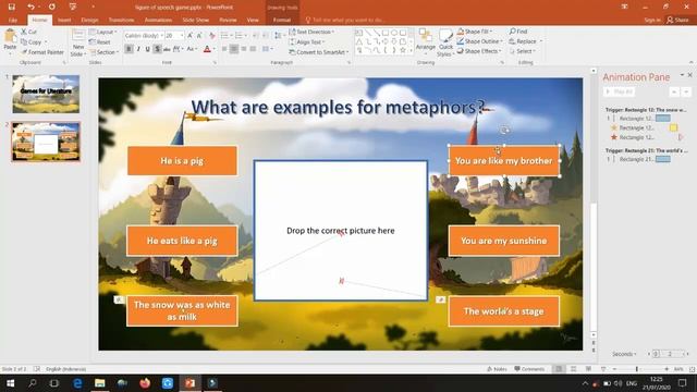 Figure of Speech PowerPoint Game смотреть онлайн