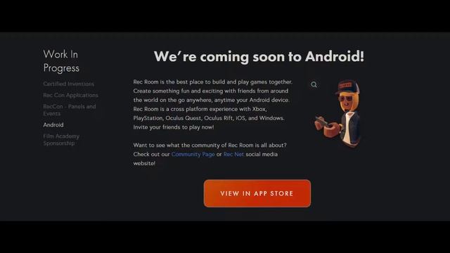 REC ROOM IS COMING TO ANDROID! смотреть онлайн