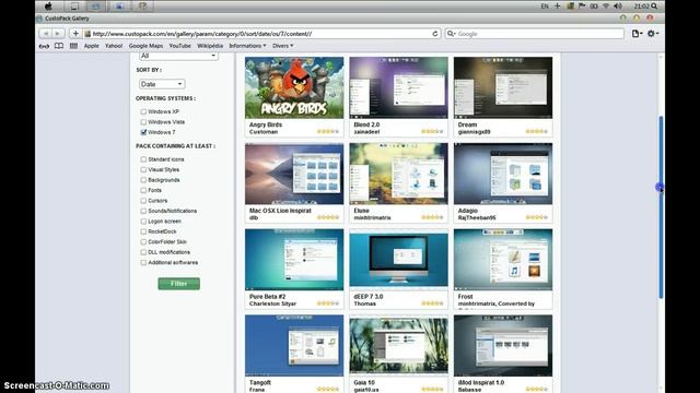 [TUTO] Installer le Theme MAC Complet Windows Vista , 7 смотреть онлайн