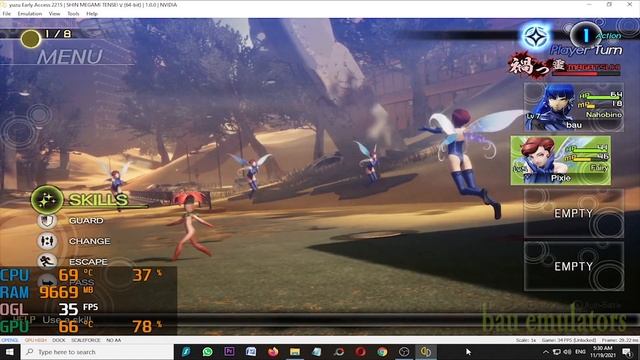 Yuzu EA 2215 Pokemon Shining Pearl and Shin Megami Tensei V on Intel Core i3 10100f GTX 970 смотреть онлайн