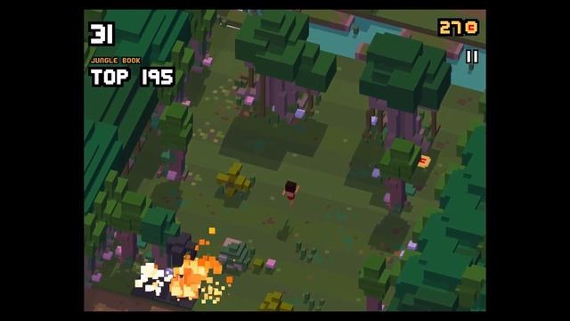Disney Crossy Road - New Character Jungle Book Mowgli - iOS / Android - Gameplay Video смотреть онлайн