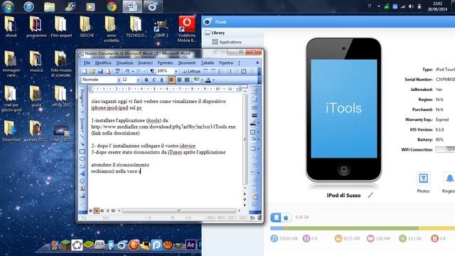 COME VISUALIZZARE LO SCHERMO DELL' IPHONE/IPOD/IPAD SUL PC O MAC- #iTools смотреть онлайн