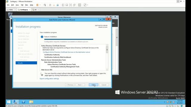 Certificate Server Configuration Windows 2012 R2 Server смотреть онлайн