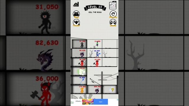 Stick Battle Endless War. Level 21 To 25. Gameplay.  Stick Fight .