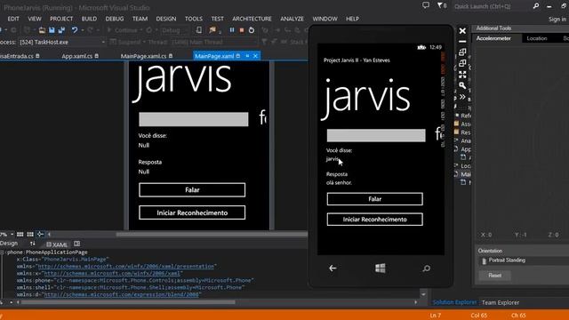 Jarvis - Speech Recognition - App Windows Phone смотреть онлайн