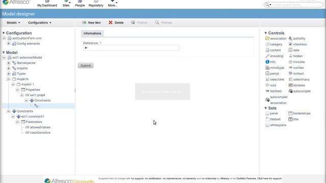 Alfresco Model Designer - beCPG (PLM software serving CPG industries) смотреть онлайн