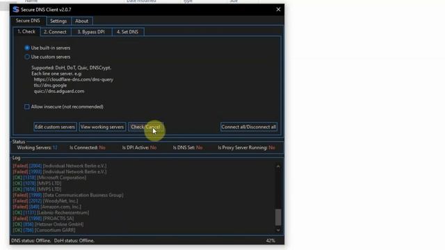 آموزش استفاده از نرم افزار Secure DNS Client در ویندوز смотреть онлайн