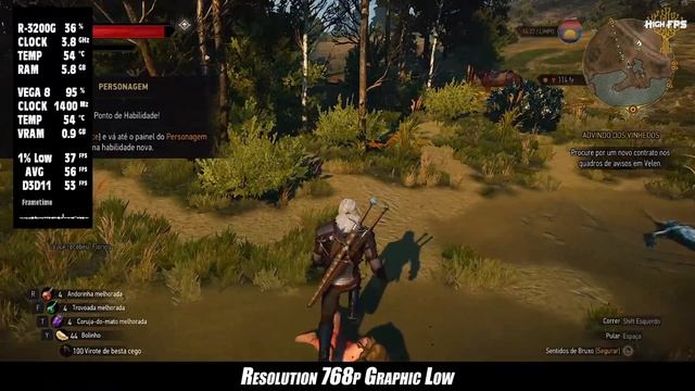 The Witcher 3 | RX 550 | RYZEN 3 3200G | RYZEN 5 3400G | RYZEN 5 5600G | All Resolution Test смотреть онлайн