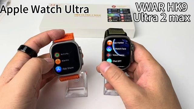 Apple Watch Ultra VS VWAR HK9 Ultra 2 Max Smart Watch- 2024 Latest Copy смотреть онлайн
