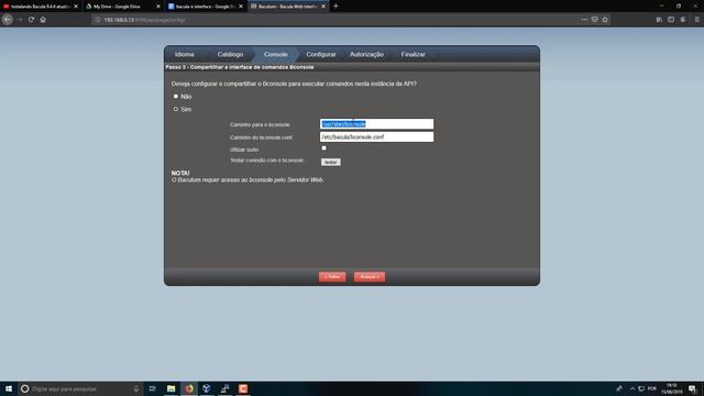 Instalando baculum atualizado 2019 Servidor de Backup p2 смотреть онлайн