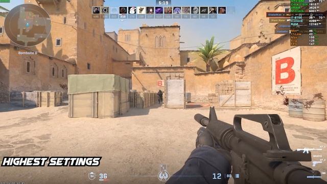 Counter Strike 2 Benchmark On GTX 1650 | Intel Core i7-8700 | 16 GB RAM смотреть онлайн