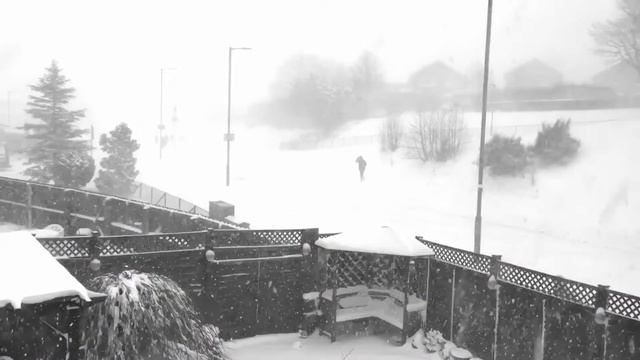 The Beast from the East came to Woodhill, Bishopbriggs (from my window) смотреть онлайн
