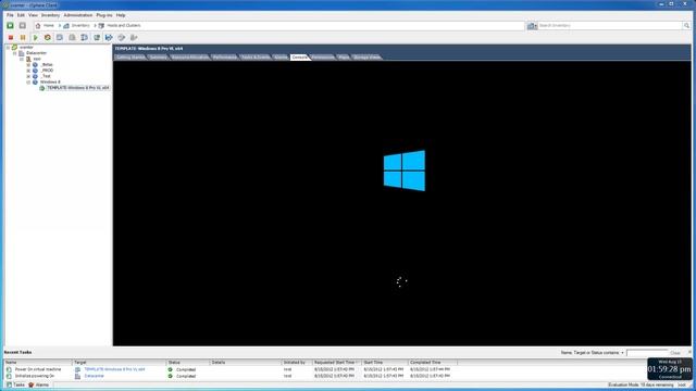 Windows 8 Pro x64 VM on ESXi 5.0 Build 623860 смотреть онлайн